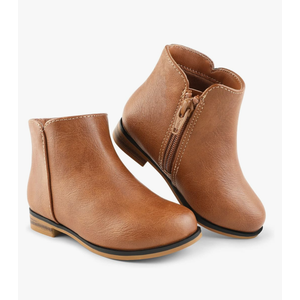 Girls Boots Kids Ankle Boots With Zipper Dress Boot Low Heels Booties for Toddler Little Kids Size 10 Toddler