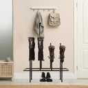 Boot Rack Shoe Cabinet Metal Shoe Rack for Closet Shoe Organizer for Closet for 4 Pairs Free Standing Shoe Racks Shoe Cabinet Storage for Entryway Bedroom, Patio Outdoor, Hallway large Boot Tray