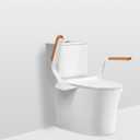 Toilet Safety Rail(500 lbs), Handicap Toilet Rails with Foldable Arms, Toilet Grab Bars, Heavy Duty Toilet Safety Frames Rails with Arms