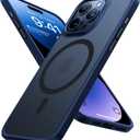 TORRAS Magnetic Shockproof for iPhone 15 Pro Case, [Military-Grade Drop Tested] [Compatible with MagSafe] Translucent Slim Protective Anti-Scratch Anti-Fingerprint Guardian Mag 2023 (Blue)