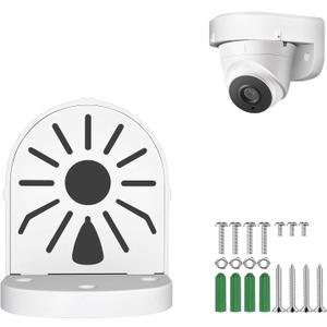 ZT-NET Universal Wall Camera Mount Bracket for Dome Security Camera, Cable Management Mounting Case Deep Base Junction Box, Outdoor CCTV IP Surveillance Cameras Holder Aluminum Alloy