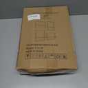 idee-home Floating Shelves for Wall, Rustic Square Hanging Floating Shelves Set of 4 Wood, Wall Decor Mounted Bathroom, Living Room, Kitchen Storage (Black)