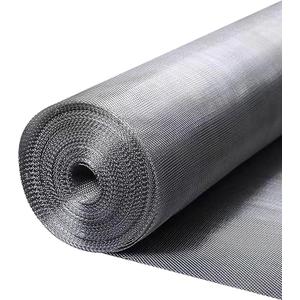 304 Stainless Steel Mesh Window Screen Roll 36" x 200" with Stab Resistant Gloves, Pet Proof Window Screen Replacement, Durable Wire Mesh Screen for Home and Office (36" x 200")