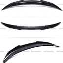 Rear Spoiler Compatible with 2008-2012 Audi A4, PSM Style High Kick Fit for B8, Exterior Duckbill Spoiler Trunk Tail Deck Lid Wing Lip (Carbon Fiber Pattern)