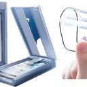 Richarm 2Pack Ceramic Screen Protector for Samsung Galaxy S23 Ultra/ S22 Ultra Fingerprint Support/Scratch Resistant/3D Curved Coverage Bubbles Free 3-Second Installation 2 Pcs Film Screen Protector