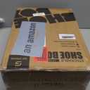 SEE SRPING XX-Large Shoe Storage Box Fit Size 14, Clear Plastic Stackable Shoe Organizer for Closet, Shoe Rack Sneaker Containers Bins Holders, Drawer Organize Unit, 12 Pack Clear