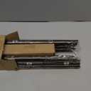 EMART Backdrop Stand 10x7ft(WxH) Photo Studio Adjustable Background Stand Support kit with 2 Crossbars, 8 Clamps, 2 Sandbags and Carry Bag for Parties, Events Decoration, Wedding, Photography (Black)