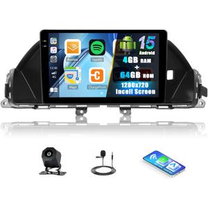 SIXTOP 4G+64G Android Car Stereo for Honda Odyssey 2011-2017 Wireless CarPlay Android Auto, 9 inch in-Cell 1280 * 720 Touchscreen, GPS,Bluetooth 5.0 Radio, FM/RDS, SWC, EQ AHD Rear Camera