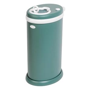 Ubbi Stainless Steel Diaper Pail, Odor Locking, No Special Bag Required, Award-Winning, Registry Must-Have, Open Water