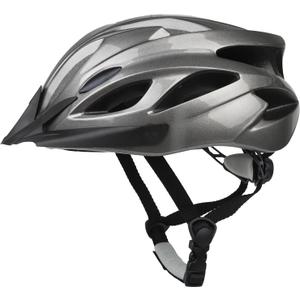 Adult Cycling Bike Helmet, Lightweight and Adjustable with Pads&Visor for Men and Women,Premium Quality Airflow Unisex Bicycle Helmet,Suggested Fit 58-61 cm (Titanium)