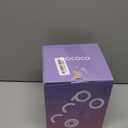 POCOCO Galaxy Star Projector for Bedroom with Replaceable Optical Film Discs, Home Planetarium Night Light Projector with High-Definition Soft Light for Relax, Study, and Meditate, Stress Relief Gifts (Black)