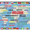 7X5ft International Flag Photo Backdrop Photography Background, Welcome of The World Christmas Backdrops Photo Booth Country Flags Banner Prop Decorations Wall Decor Tablecloth