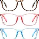 CCVOO Reading Glasses for Women/Men, Eyeglasses, Blue Light Readers for Women/Men, Computer Eye Glasses, Cheaters (B4 Mix), +1.5