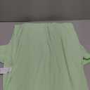 Floerns Women's Summer Long Dress Short Sleeve Button Up Shirts Textured Boho Bodycon Maxi Dresses Green Medium