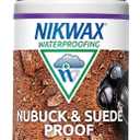 Nikwax Nubuck & Suede Proof, 125ml, Spray-On Waterproofing Restores DWR Water Repellency in Textured Leather Footwear, Shoe & Boot Care and Rain Protection