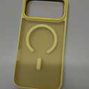 Newfuture Magnetic for iPhone 17 Pro Max Case [Compatible with Magsafe] [Military Grade Drop Protection] Translucent Matte Anti-Scratch Shockproof Protective Phone Cover 6.9 Inch, Yellow