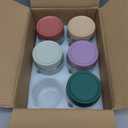 Artcochan Overnight Oats Containers with Lids 16 oz Glass Jars 6 Pack Glass Mason Jars with Airtight Lids, Perfect for Oats, Yogurt, Chia Pudding, Snack