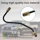 Set of 2 Front Brake Caliper Line Set Fit for Toyota Tundra 2007-2014 4WD,Front Brake Caliper Line Hose Kits,Front Hydraulic Brake Hose Assembly