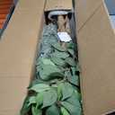 4ft Ficus Artificial Trees with Natural Curved Trunks, 48" Tall Lush Faux Tree for Home Decor Indoor, Green Lifelike Fake Ficus Tree Artificial Plants
