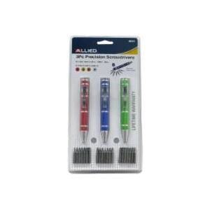 Allied Pack of 3 Precision Screwdrivers