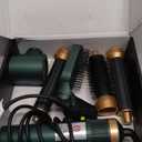 5 in 1 Blow Dryer Brush, Upgrade Hair Dryer Brush Set Negative Ion Air Styler Curling Wrap Air Curler, Hot Air Brush Curling Iron Hair Styling Tools As A Gift for Straight/Curl/Dry/Smooth (Gold)