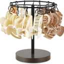 Dahey Metal Claw Clip Organizer Holder Stand Storage Display Hair Accessories Bedroom Bathroom College Dorm Room Decor for Women and Girls, Brown