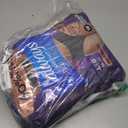 Always Discreet Boutique Incontinence and Postpartum Underwear for Women, Maximum Protection, Large, Black, 18 Count