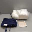 Outdoor Chair Cushions 24x24, Patio Furniture Cushions with Removable Cover, Outdoor Deep Seat Cushion Set with Ties and Handle, Waterproof Outdoor Cushions for Chair Sofa Couch, Navy