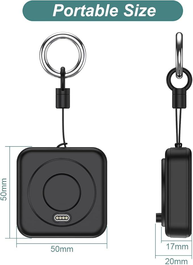 Portable Charger For Garmin, 1200mAh, Type C Input DC 5V 1A, Black