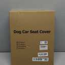 PETICON Waterproof Scratchproof Pet Bench Seat Covers for Cars, Trucks, SUVs, Nonslip Durable Back Seat Cover for Dogs, Washable Backseat Protection (black)