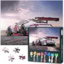 Puzzles for Adults - Sports Car Jigsaw Puzzles 1000 Pieces, Racing Car Art Hard Impossible Difficult Challenging Family Puzzle (27.5"x19.7"), Unique Home Decor & Birthday Gift