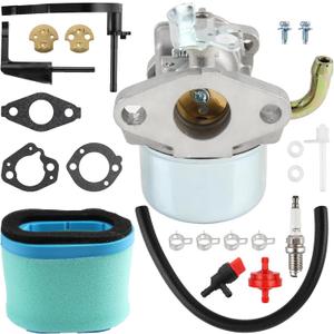 Carburetor Carb Kit Compatible with 591925 698479 693518 698475 Engine Motor Powered Chipper Compatible with Shredder Craftsman Garden Tiller with Air Filter Fuel Filter Spark Plug Gasket