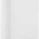 FDW | 13 Gallon Trash Can with Lid | White | Fingerprint-Proof | Made of Brushed Stainless Steel | Soft-Close Step Pedal | Hands-Free Use | Easy to Clean | for Kitchen, Office, Bathroom