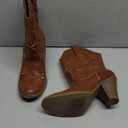 IUV Cowboy Boots For Women Western Boots Cowgirl Boots Pull On Pointy Toe Mid Calf Boots, ⁶6½