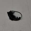 BABEYOND 1920s Flapper Headband Accessories Roaring 20s Feather Hair Band Vintage Gatsby Party Accessories (Black)