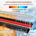 12 Gauge 2-Conductor Tinned Copper Electrical Wire, Outdoor Direct Burial, 12V Low Voltage/Oxygen-Free Tinned Copper/Flexible Cable for Automotive Wiring, Lamp Cord, Marine Cable, Solar, Lighting (50FT)