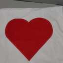 GEEORY Valentine's Day Pillow Cover 18x18 Inch, 3D Red Plush Heart Decor  Soft Romantic Sofa/Bed Cushion Case