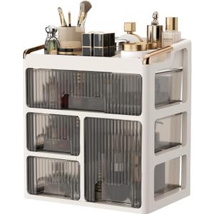 GearFusion 3 Tier Cosmetic Organizer with Multi-Size Drawers
