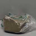 EACHY Travel Makeup Bag, Faux Suede Cosmetic Bags for Women, Large Capacity Portable Pouch Open Flat Toiletry Bag Make up Organizer with Divider and Handle (Medium)