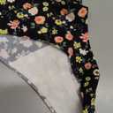 DEANGELMON Seamless Thongs for Women No Show Thong Underwear Women Comfortable Multiple Pack (Large, Floral Print-6pack)