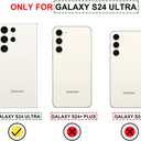 Compatible with Samsung Galaxy S24 Ultra Case Cute with Card Holder/Slim Slot Wallet Phone Cover for Women/African Elephant Design Animal Ethnic Stylized Pink