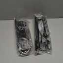 Pants Hangers Space Saving - 2 Pack Closet Organizer and Storage Jean Hangers, Stainless Steel Anti-Slip Clothes Hanger Scarf Holder for Pants Jeans Leggings Trousers Pant Rack, Black