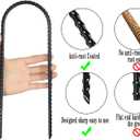 12 Pack Trampolines Wind Stakes, 12-Inch Extra Heavy Duty U Shaped Coated Rebar Stake Safety Ground Anchors Steel Trampoline Anchors for Huge Garden Decoration