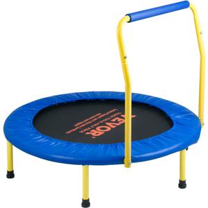 VEVOR 3FT Trampoline 36" Indoor/Outdoor for Toddlers, Foldable Mini Baby With Foam Handle, Recreational Birthday Gift