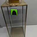 HD 21 IN Glass/gold lantern
