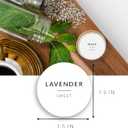 Round Spice Labels Stickers for Glass Jars - 140 Preprinted Waterproof Spice Jar Labels Stickers for Top of Lids, Seasoning Labels Only, Kitchen Pantry Organization