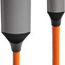 Thunderbolt 3 Compatible USB C to HDMI Male Cable, for Canon EOS R7, Blackmagic URSA Mini Pro, Atomos Shogun 7 Monitor, 4K 30Hz, 3FT (Orange Braided)