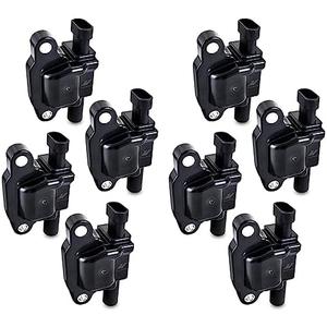 Mishimoto Ignition Coil, Compatible with Gen V LS2/LS3/LS4/LS7/LS9 Engines 2007+, Set of 8