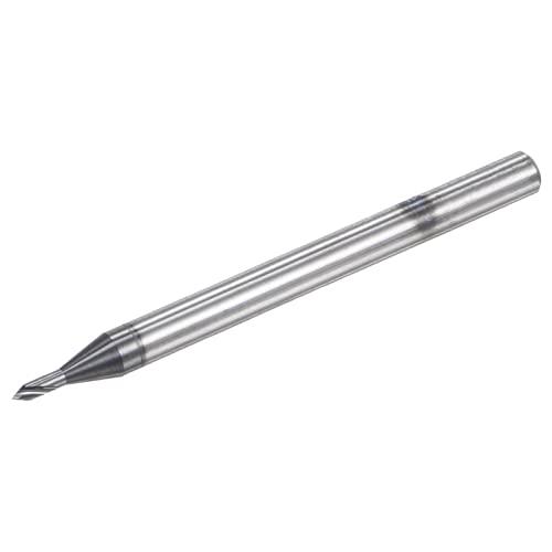 Uxcell Spotting Drill Bits 1.5mm Dia 4mm Shank 60 Degree Solid Carbide AlTiSin Coated 2 Flutes Round Shank Drilling Cutter