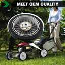 CheeMuii HRR216 Lawn Mower Drive Wheels Kit 2 Pcs Rear Wheels 42710-VE2-M02ZE Replace for Honda HRR216 HRS216 HRT216 Walk-behind Lawn Mower